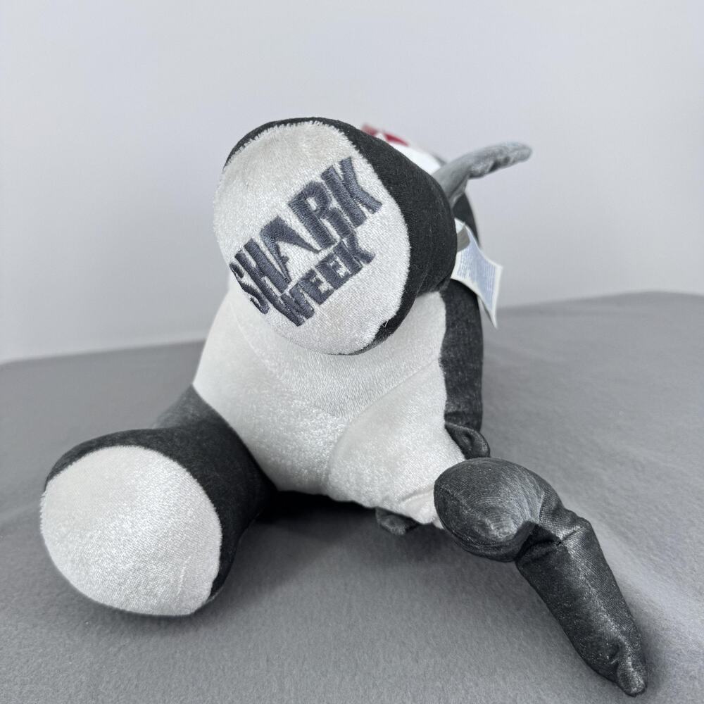 13in Build A Bear Discovery Shark Week 2020 Great White Shark Plush DCL - Picture 4 of 10
